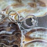 SE026 Shayla Studs. Open circle stud earrings. Handmade in Cheshire, UK from sterling silver.